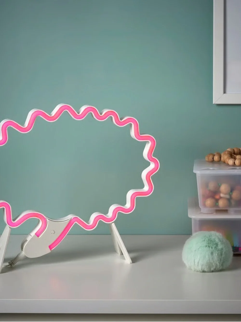 IKEA SNÖDJUP LED Speech Bubble Light RGB Color Changing Kids Bedroom Lamp New